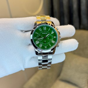 FOSSI L GRANT SILVER GREEN