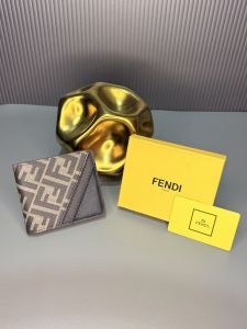Fend_i FF diagonal wallet 016 with og box and dust bag
