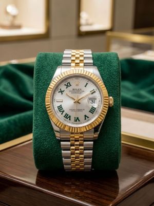 Role_x Oyster Perpetual Gold White DateJust 2Tone 176