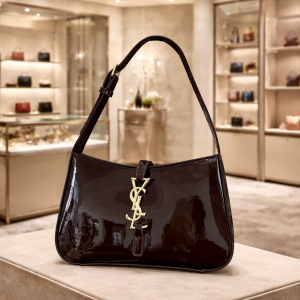 Ysl_Saint_Laurent_Shoulder_Hobo_Bag_Glossy_With_Box_Dustbag_Card