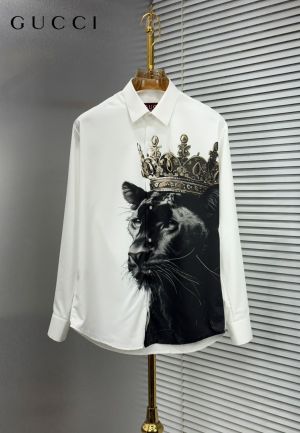 GUCC-I PREMIUM WHITE SHIRT WITH PREMIUM BOX PACKING