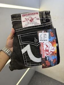 TRUE_RELIGION PREMIUM GREENISH DENIM JEANS BOOTCUT DENIM LENGHT 40