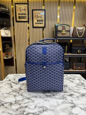  Galpin chevron backpack premium quality  backpack (blue)