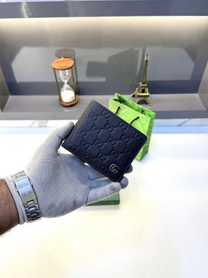 Gucc_i Wallet Black Fa 523