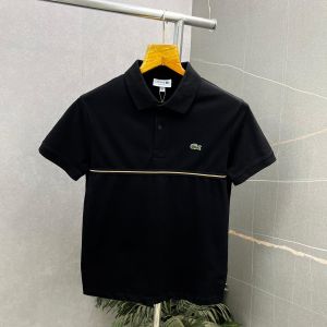 Lacost_e Black Premium Polo Neck Tshirt 530