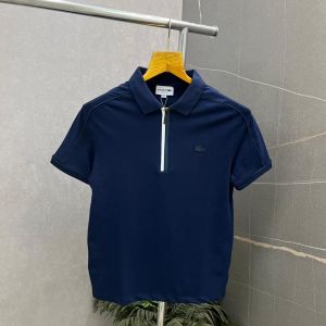 Lacost_e Navy Blue Premium Polo Neck Tshirt 530
