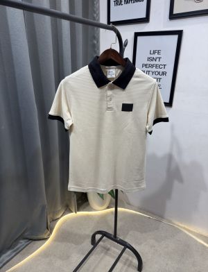 Arman i exchange imported knitted fabric polo tshirt cream