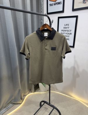Arman i exchange imported knitted fabric polo tshirt olive