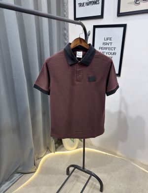 Arman i exchange imported knitted fabric polo tshirt wine