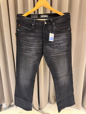 Zegna Premium Denim Charcoal Black 