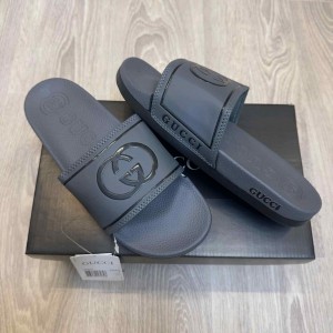 Gucc.i GG Soft Comfort Premium Grey Flip Flop