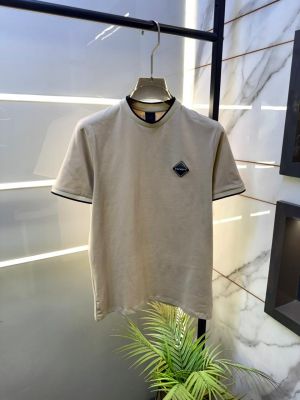 Hacket t London Beige Premium Round Neck T-shirt F3593-BE