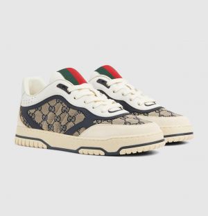  GUCC_I REWEB BEIGE AND BLUE PREMIUM SNEAKER