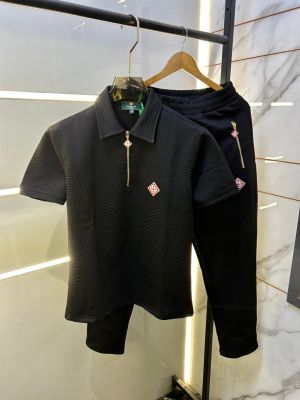 Casablanca Imported Black Super Premium Track Suit With Brand Packing F3495-BL