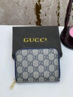 GUCC_I PREMIUM LADIES WALLET [ 8800-BLUE- BIG GG]