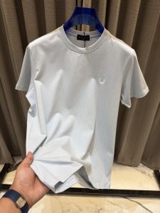 Fred Perry Round Neck Sly Blue Premium Tshirt 