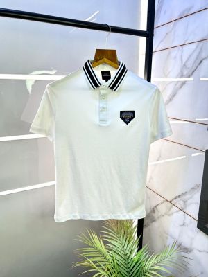 Sale Arman_i Exchange White Polo Premium Collar Neck T-shirt F2994-W1