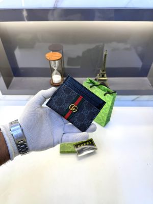 Gucc_i Card Holder Black Fa 534