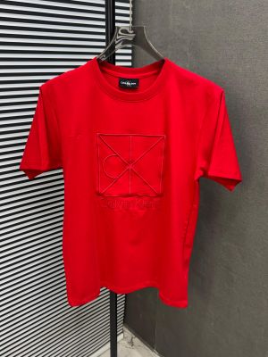 _CALVIN_KNIEN_RED_100%_IMPORTED_CURRENT_STORE_ARTICLE_VERY_PREMIUM_ROUND_NECK_TSHIRT_478