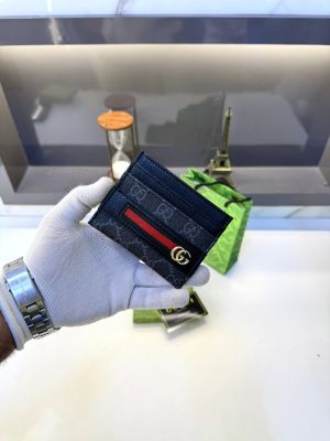 Gucc_i New Black Card Holder Fa 529