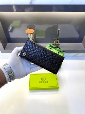 Gucc_i Long Wallet Brown Fa 543