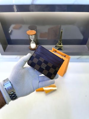 Loui_s Vuitton Brown Card Holder Fa 537