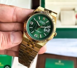 ROLE X LAND DWELLER premium watch  Mens Watch Gold green dial 