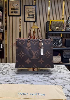 Loui_s vuitton premium onthego with dust bag (brown)