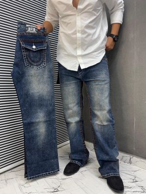 True Religion Dark Blue 100% Imported Latest Store Article Very Premium Baggy Jeans 477