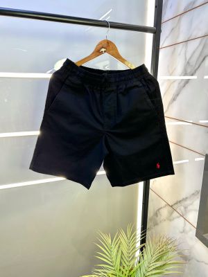 Ralp h Lauren Polo Imported Black Premium Cotton Shorts F2576-BL