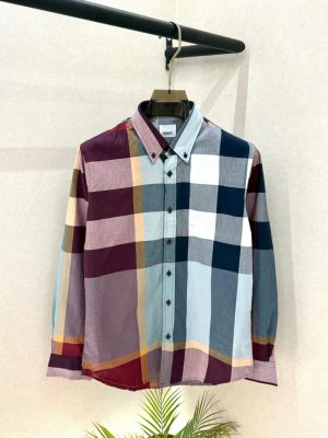 Burberr y Premium Checks Shirt With Brand Packing F3044-B10