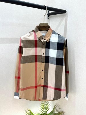 Burberr y Premium Checks Shirt With Brand Packing F3044-B11