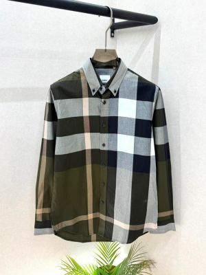 Burberr y Premium Checks Shirt With Brand Packing F3044-B9