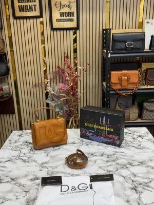 Dolc_e_&_gabbana_lacquered_bag_mini_dg logo_(brown)