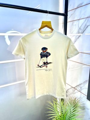 Ralp h_Lauren Polo Beige Premium Round Neck T-shirt F2674-BE2