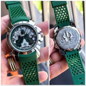JACOB&CO_SILVER-GREEN WATCH