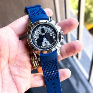 JACOB&CO_SILVER-BLUE WATCH