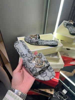 Michael_Kors_MK Hayworth Slide With OG Box & Dust Bag (Grey - 1069) 