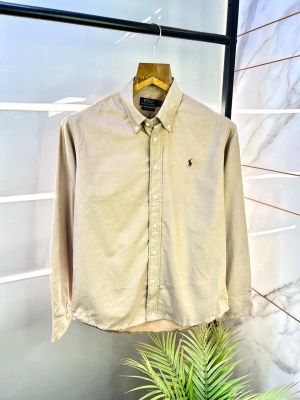 Ralp h Lauren Polo Beige Premium Corduroy Shirt F3058-BE1