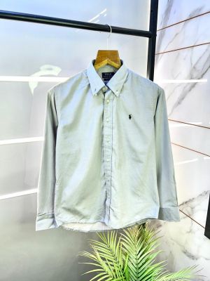Ralp h Lauren Polo Grey Premium Corduroy Shirt F3058-GY
