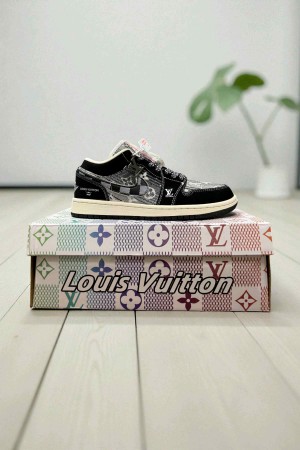 Air jordan 1 low X louiss vittonn black monogram