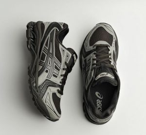 Asic s Gel Kayano 14 Atmos X Under My Car Black pepper 