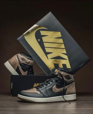 NIK.E AIR JORDAN RETRO 1 HIGH PALOMINO SEMI UA 