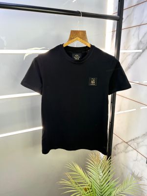 Sale Arman_i Exchange Logo Black Premium Round Neck T-shirt F2364-BL
