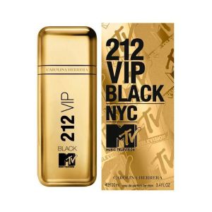 212 VIP BLACK NYC M Tv Carolina Herrera EDP For Men 100ML (603)