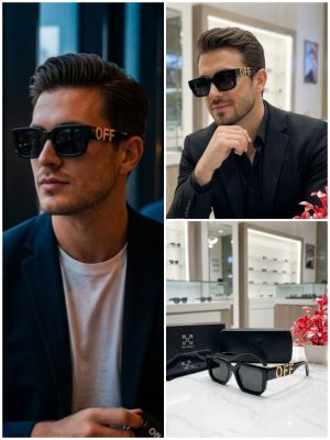  OFF_WHITE GLOSSY BLACK WITH GOLD TOUCH CELEBRITY CHOICE MODEL 