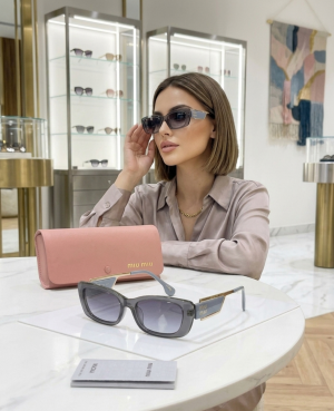 MIU MIU GREY LUXURY BRANDS DESIGNER SHOWROOM HIT MODEL