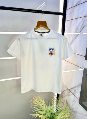 Adida s Back Printed Black Premium Round Neck T-shirt F2386-BL