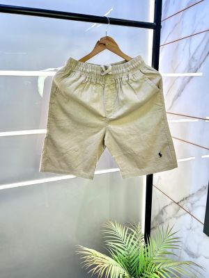 Ralp h Lauren Polo Beige Imported Premium Linen Shorts F2944-BE1