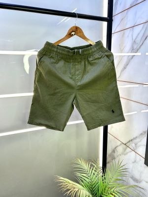 Ralp h Lauren Polo Green Imported Premium Linen Shorts F2944-GR